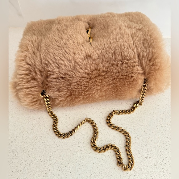YSL Saint Laurent Kate Shearling Shoulder Bag - Picture 6 of 11